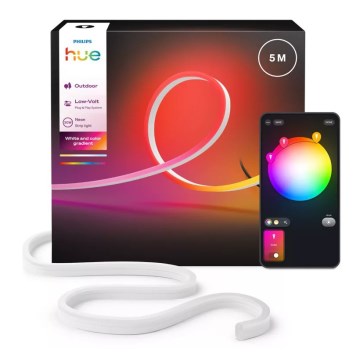 Philips - LED RGBW dimbare buiten-LED-strip Hue NEON 5m LED/30W/230V 2200-6500K IP67