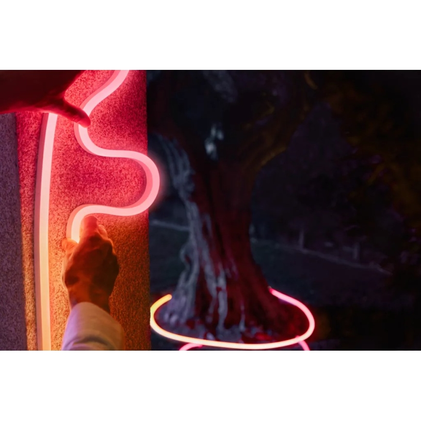 Philips - LED RGBW dimbare buiten-LED-strip Hue NEON 5m LED/30W/230V 2200-6500K IP67