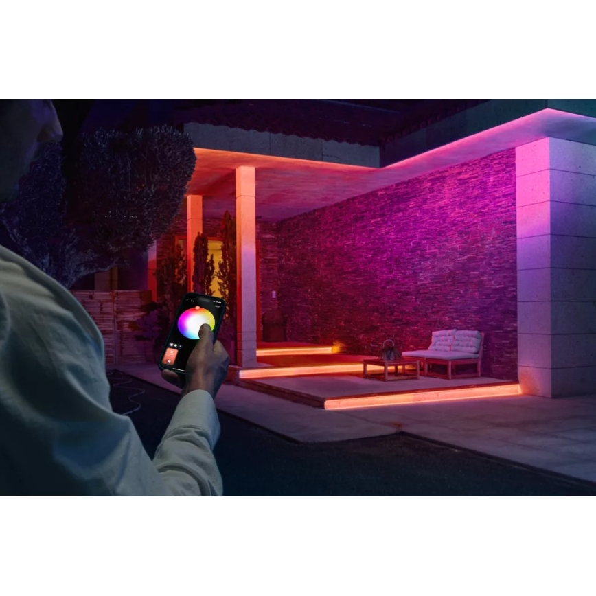 Philips - LED RGBW dimbare buiten-LED-strip Hue FLUX 5m LED/30W/230V 2200-6500K IP67