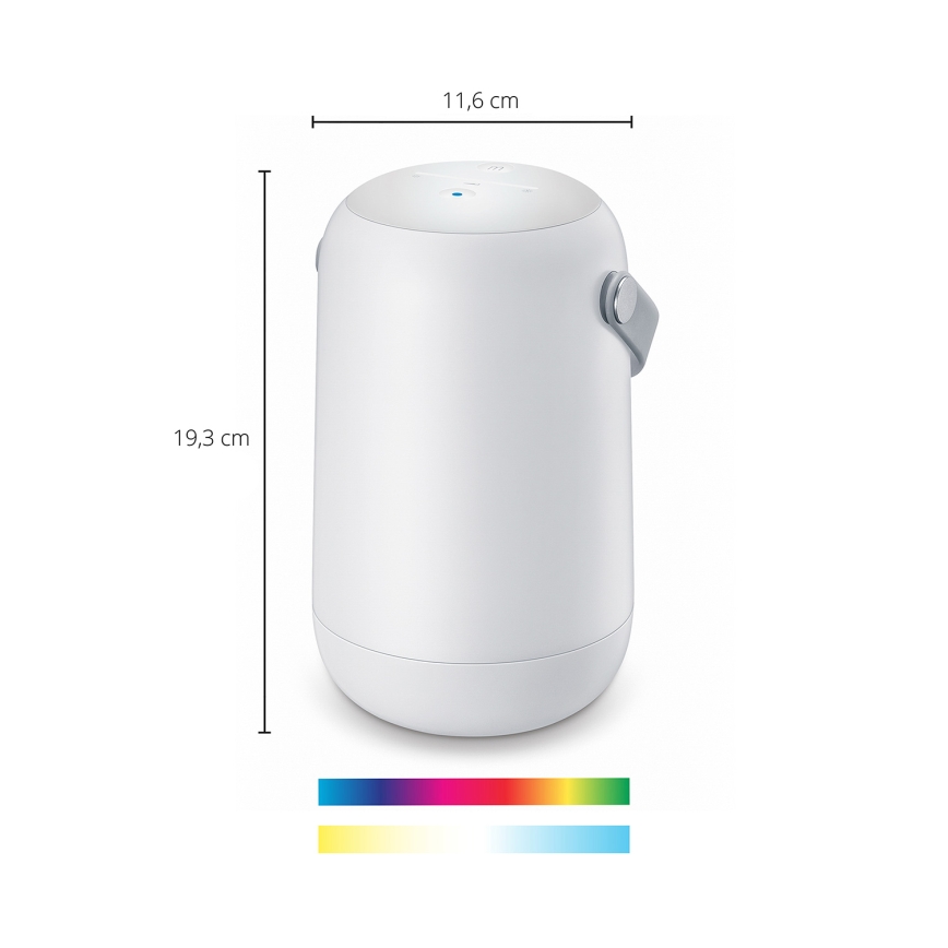 Philips - LED RGBW dimbare draagbare tafellamp met aanraakbediening SMART LED/13,5W/3,6V 2200-6500K Wi-Fi 1800 mAh