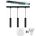 Philips - LED RGBW dimbare hanglamp met kabelophanging voor EASYLINK HUE railsysteem 3xGU10/4,7W/230V 2200-6500K 1m zwart + Hue Bridge