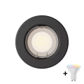 Philips - LED RGBW dimbare inbouwarmatuur PERIDOT 1xGU10/6,5W/230V 2700-6500K zwart