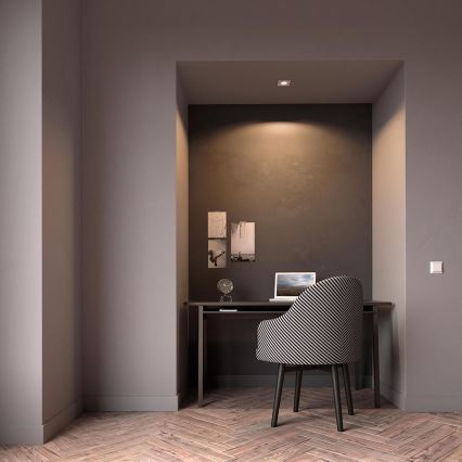 Philips - LED RGBW dimbare inbouwspot DONEGAL 1xGU10/4,8W/230V + afstandsbediening