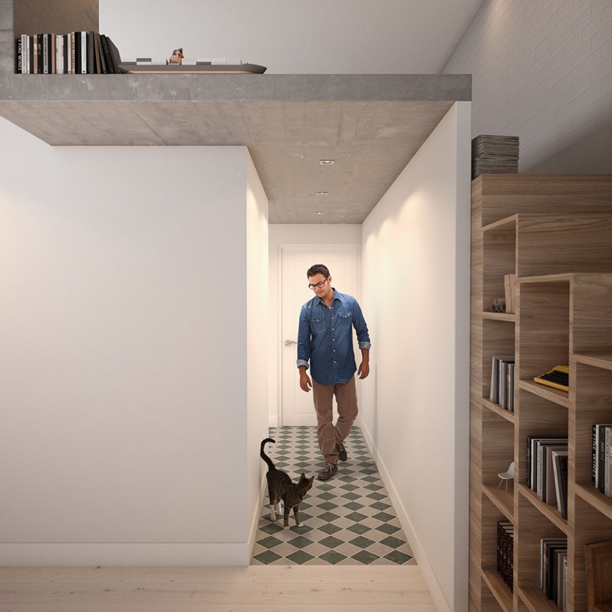 Philips - LED RGBW dimbare inbouwspot DONEGAL 3xGU10/4,8W/230V + afstandsbediening