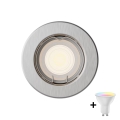 Philips - LED RGBW dimbare inbouwspot PERIDOT 1xGU10/6,5W/230V 2700-6500K zilver