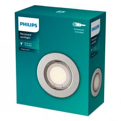 Philips - LED RGBW dimbare inbouwspot PERIDOT 1xGU10/6,5W/230V 2700-6500K zilver