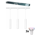 Philips - LED RGBW dimbare pendellamp aan kabel voor het EASYLINK HUE railsysteem 3xGU10/4,7W/230V 2200-6500K 1m wit