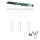Philips - LED RGBW dimbare pendellamp aan kabel voor het EASYLINK HUE railsysteem 3xGU10/4,7W/230V 2200-6500K 1m wit