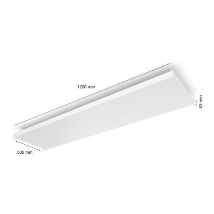 Philips - LED RGBW Dimbare plafondlamp Hue DATURA LED/67W/230V 2000-6500K