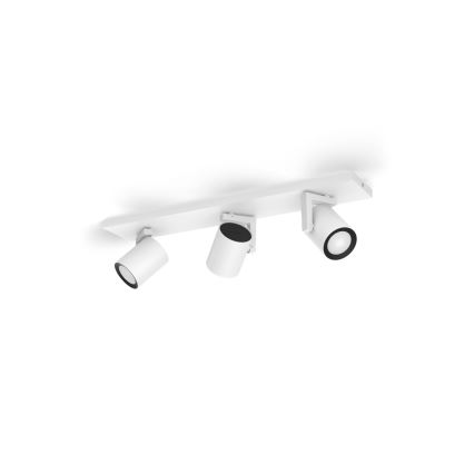 Philips - LED RGBW Dimbare spot Hue ARGENTA 3xGU10/4,2W/230V 2000-6500K