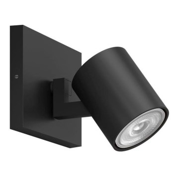 Philips - LED RGBW dimbare spot RUNNER 1xGU10/6,5W/230V 2700-6500K zwart