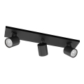 Philips - LED RGBW dimbare spot RUNNER 3xGU10/6,5W/230V 2700-6500K zwart