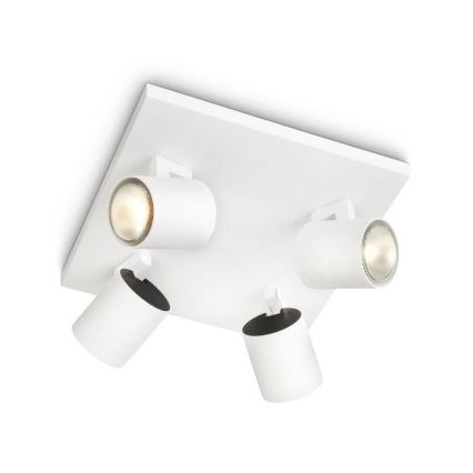 Philips - LED RGBW dimbare spot RUNNER 4xGU10/6,5W/230V 2700-6500K wit