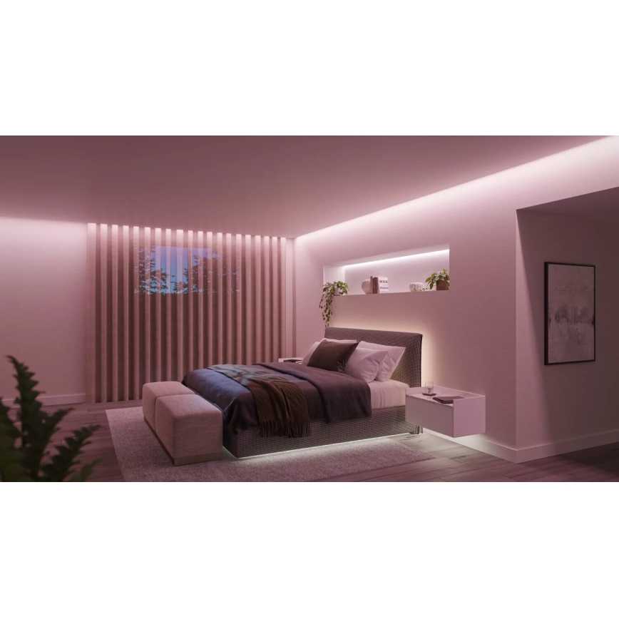 Philips - LED RGBW dimbare strip Hue WHITE AND COLOR AMBIANCE 10m LED/20W/230V 2000-6500K