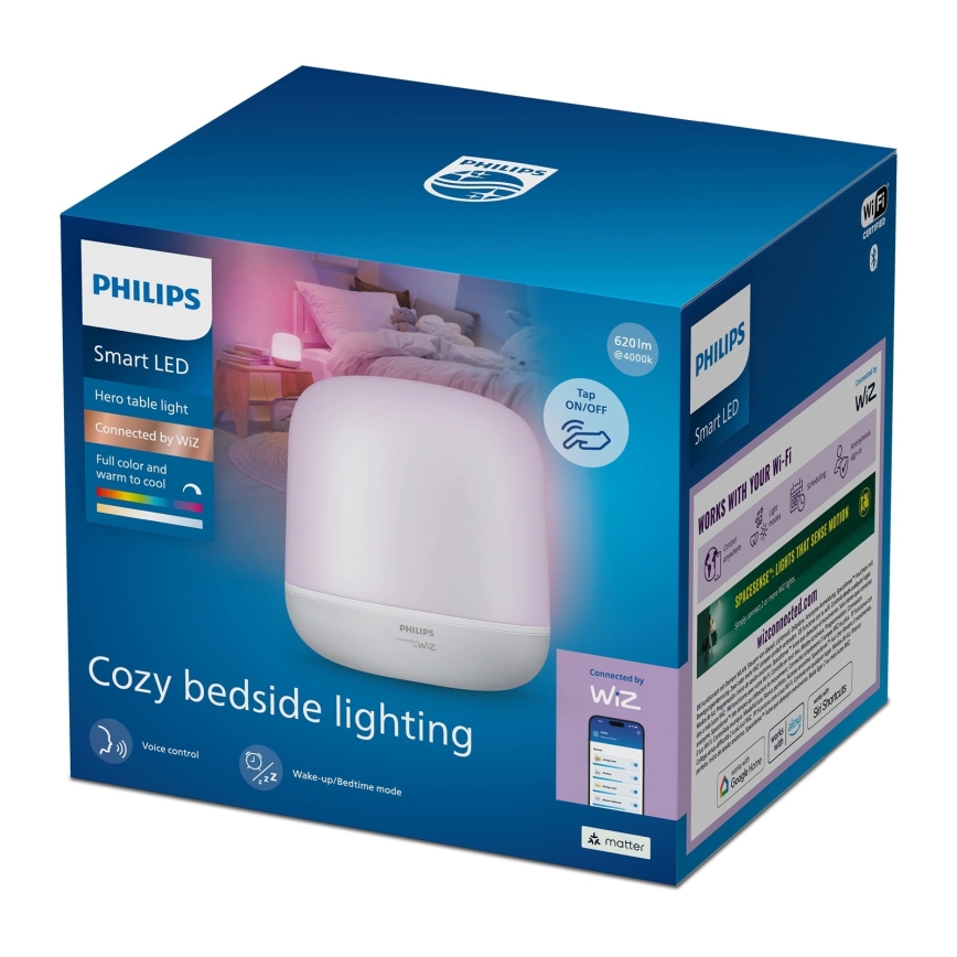Philips - LED RGBW Dimbare tafellamp met aanraakbediening SMART LED/8,5W/230V 2200-6500K Wi-Fi