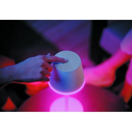 Philips - LED RGBW Dimbare touch buitenlamp Hue GO LED/6,2W/230V 2000-6500K IP54