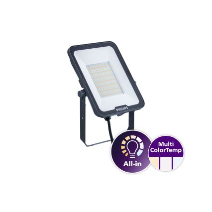 Philips - LED Schijnwerper LEDINAIRE ALL-IN LED/70W/230V 3000/4000/6500K IP65 antraciet