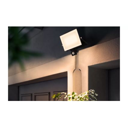 Philips - LED-schijnwerper met bewegingssensor LOIS LED/50W/230V IP65 3000K