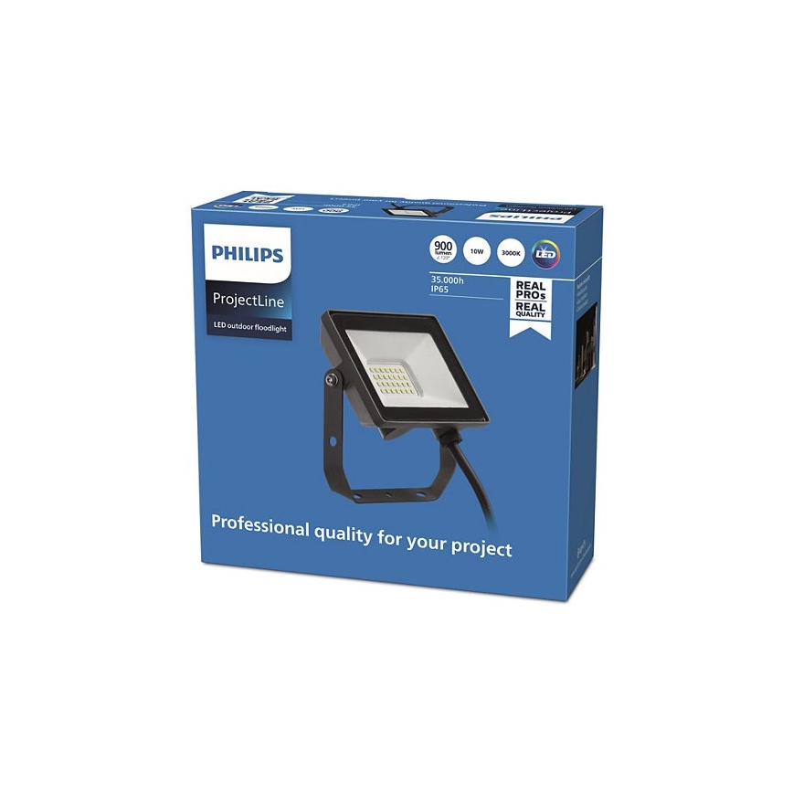 Philips - LED Schijnwerper voor Buiten PROJECTLINE LED/10W/230V IP65 3000K