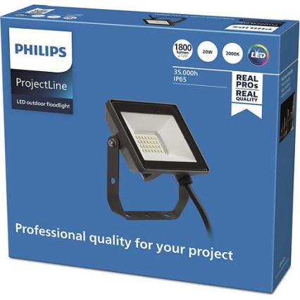 Philips - LED Schijnwerper voor Buiten PROJECTLINE LED/20W/230V IP65 3000K