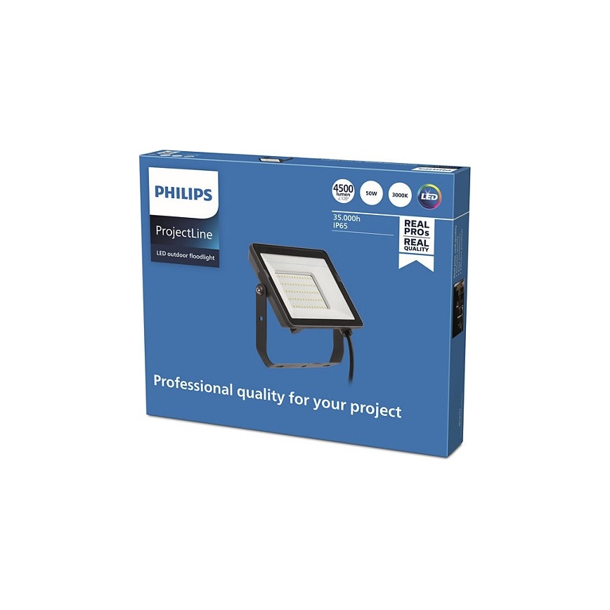 Philips - LED Schijnwerper voor Buiten PROJECTLINE LED/50W/230V IP65 3000K