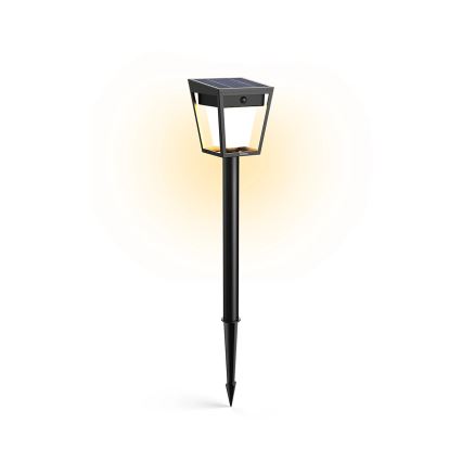 Philips - LED Solar lamp met sensor NISSA LED/1,8W/3,7V 3000K IP44