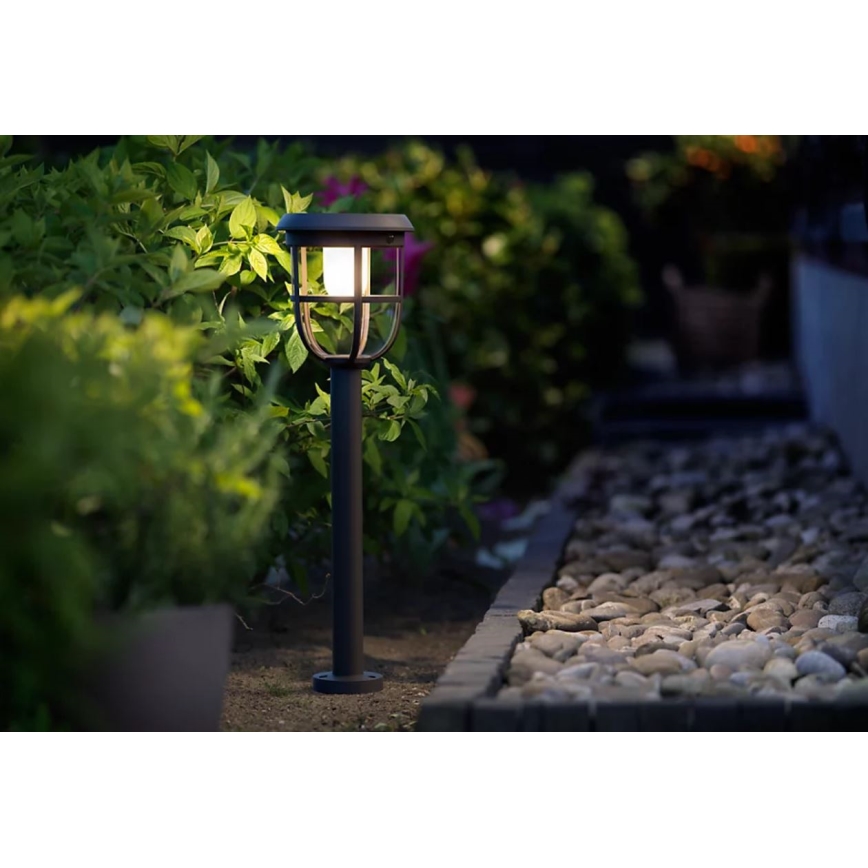 Philips - LED Solar lamp met sensor RADII LED/1,3W/3,7V 2000 mAh 3000K IP44