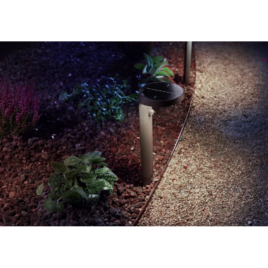 Philips - LED Solar lamp met sensor LED/1,2W/4V 1800 mAh 4000K IP44
