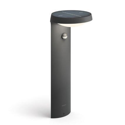 Philips - LED Solar lamp met sensor LED/1,2W/4V 1800 mAh 4000K IP44