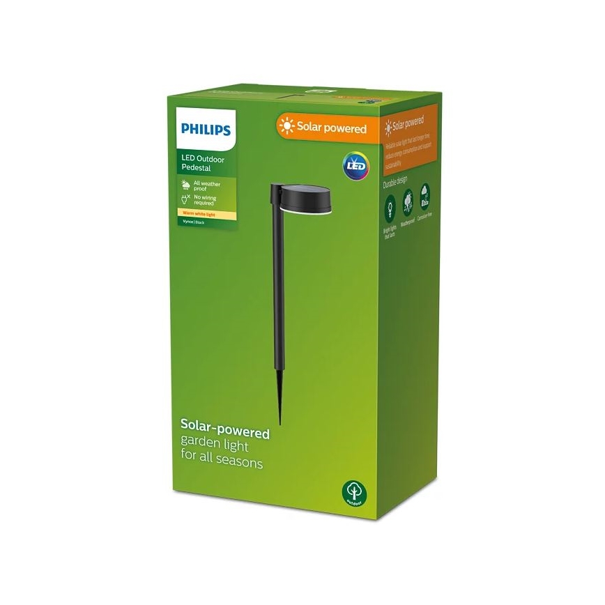 Philips - LED Solar lamp VYNCE LED/1,5W/3,7V IP44