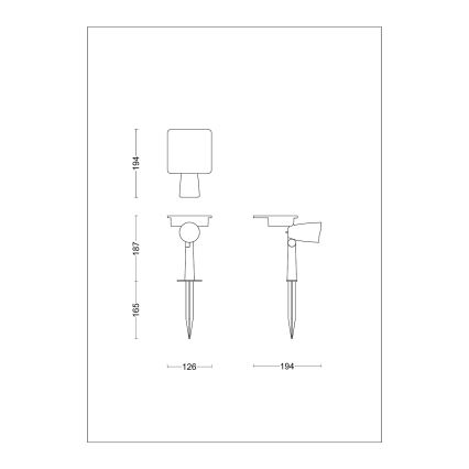 Philips - LED Solar Spot ASHLYN LED/1,4W/3,7V 2700K IP44