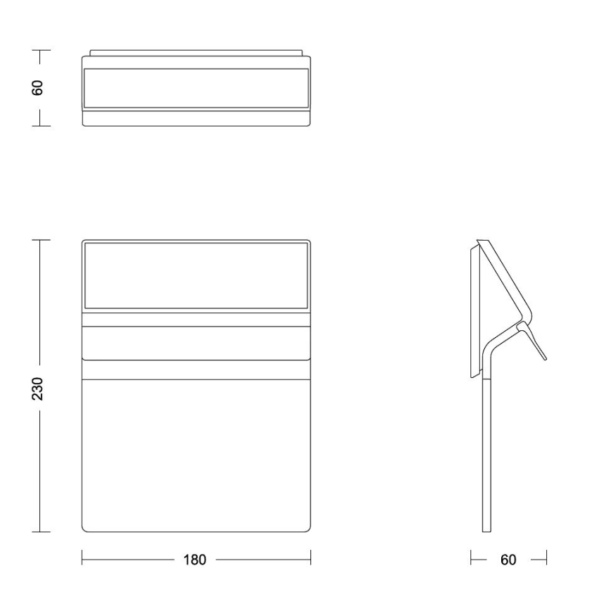 Philips - LED Solar verlicht huisnummer ENKARA LED/0,2W/3,7V 1800 mAh IP44