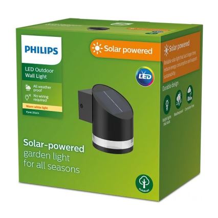 Philips - LED Solar wandlamp FYCE LED/1,5W/3,7V 1200 mAh IP44