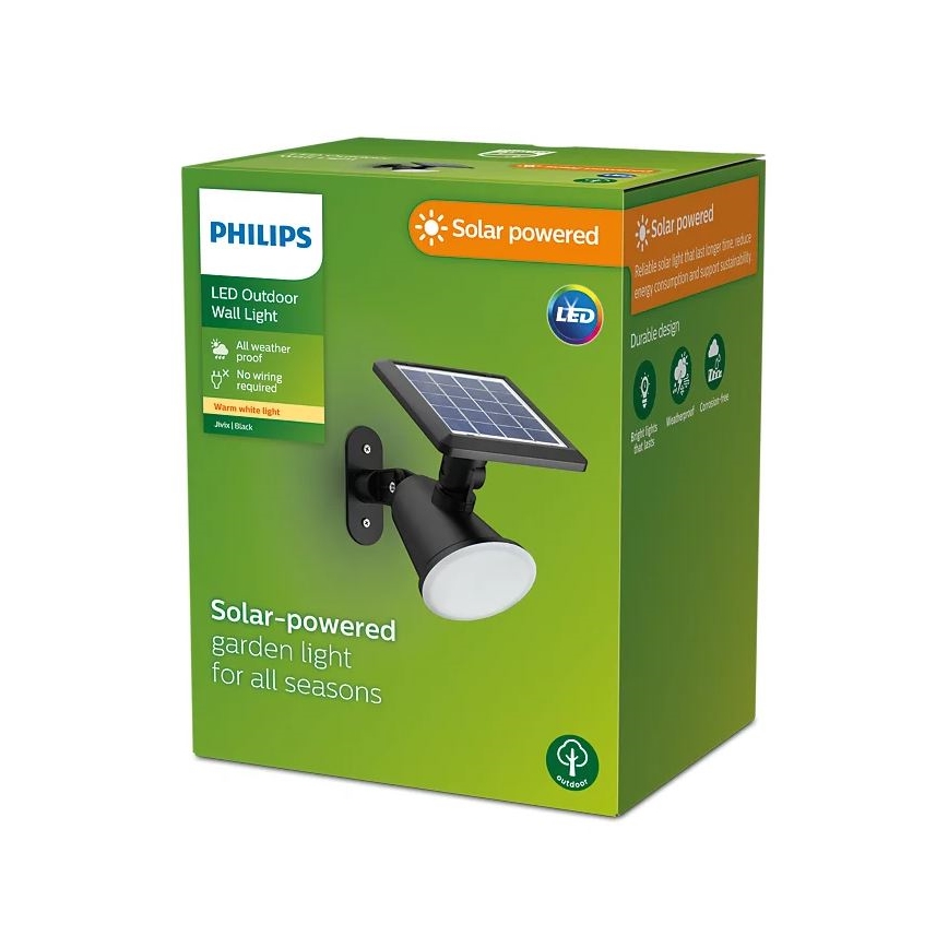 Philips - LED Solar wandlamp JIVIX LED/1,4W/3,7V IP44