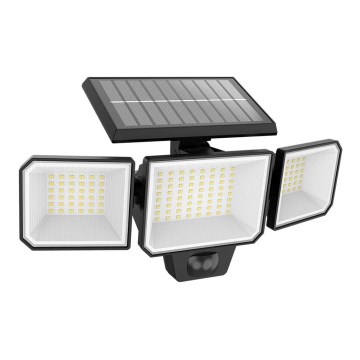 Philips - LED Solar Wandlamp met bewegings- en schemersensor NYSIL 3xLED/8,7W/3,7V 2000 mAh IP65