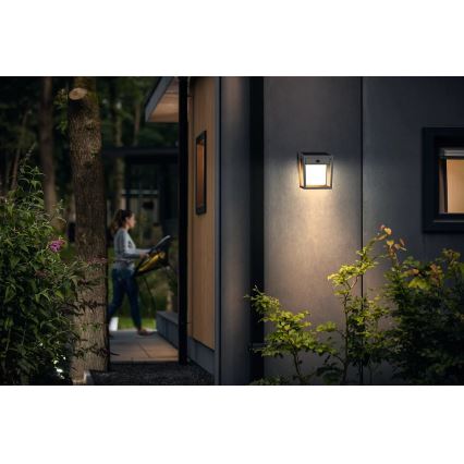 Philips - LED Solar wandlamp met sensor BLAISE LED/1,5W/3,7V 3000K IP44