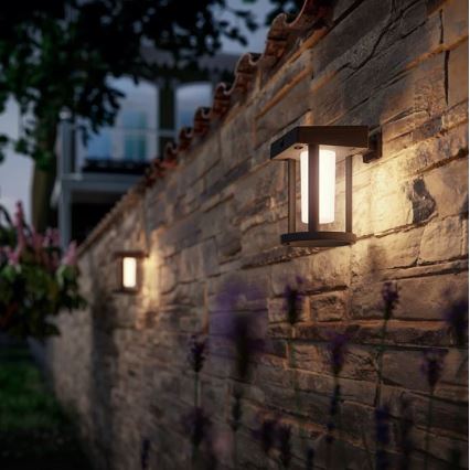 Philips - LED Solar wandlamp met sensor CAMILL LED/1,4W/3,7V IP44