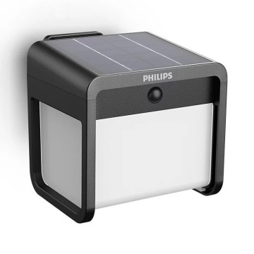 Philips - LED Solar wandlamp met sensor EZRA LED/1,8W/3,7V 3000K IP44