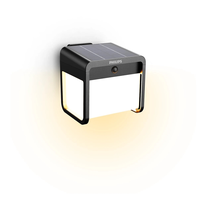 Philips - LED Solar wandlamp met sensor EZRA LED/1,8W/3,7V 3000K IP44