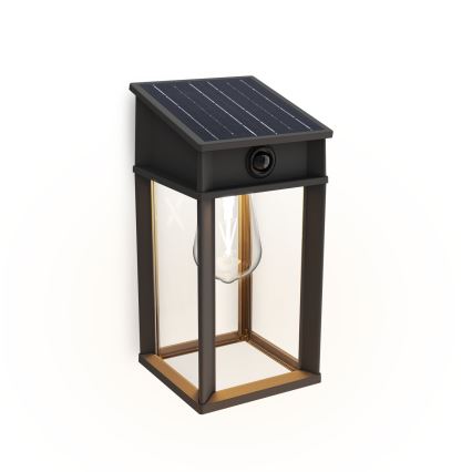 Philips - LED Solar wandlamp met sensor GERI LED/3,2W/3,7V 2700K IP44