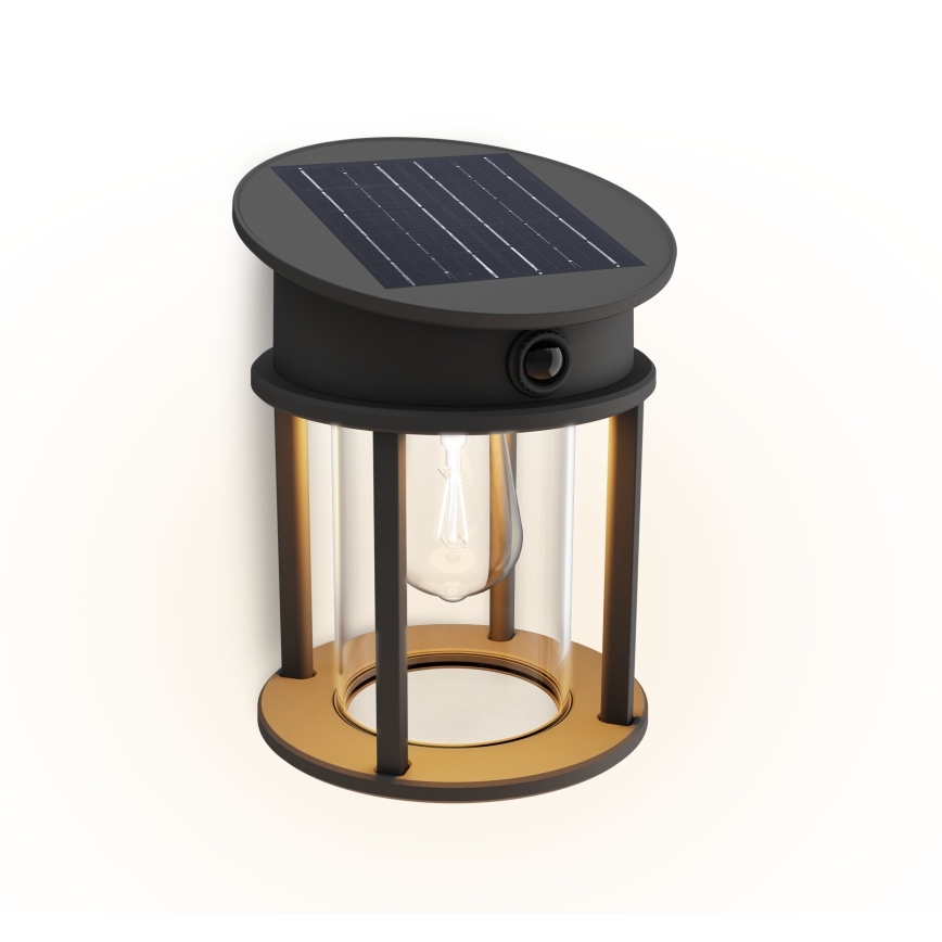 Philips - LED Solar wandlamp met sensor GERI LED/3,2W/3,7V 2700K IP44