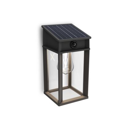 Philips - LED Solar wandlamp met sensor GERI LED/3,2W/3,7V 4000K IP44