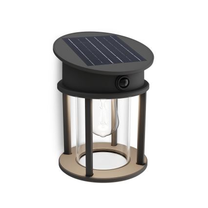 Philips - LED Solar wandlamp met sensor GERI LED/3,2W/3,7V 4000K IP44