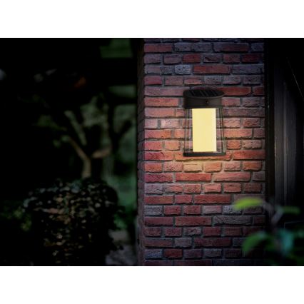 Philips - LED Solar wandlamp met sensor JUDA LED/3,2W/3,7V 2700K IP44