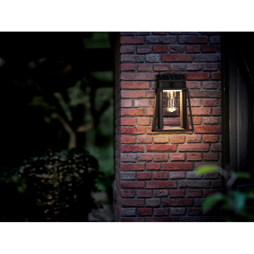 Philips - LED Solar wandlamp met sensor LYSIN LED/3,2W/3,7V 2700K IP44