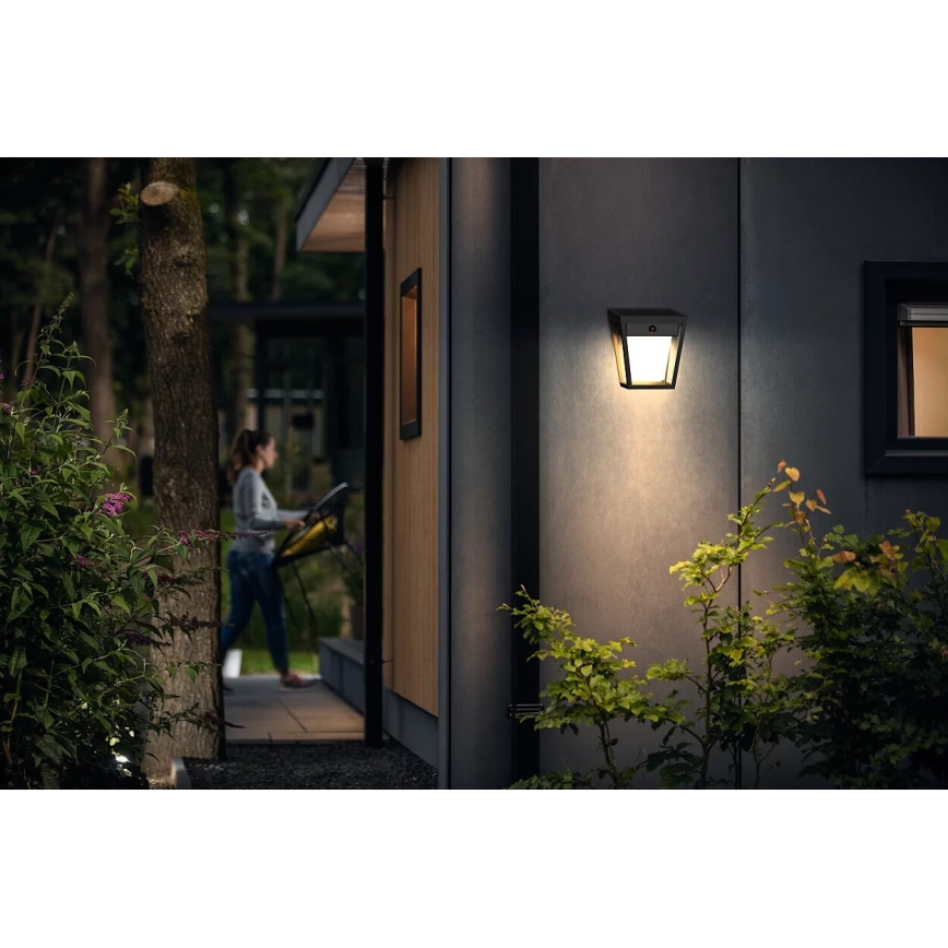 Philips - LED Solar wandlamp met sensor NISSA LED/1,8W/3,7V 3000K IP44
