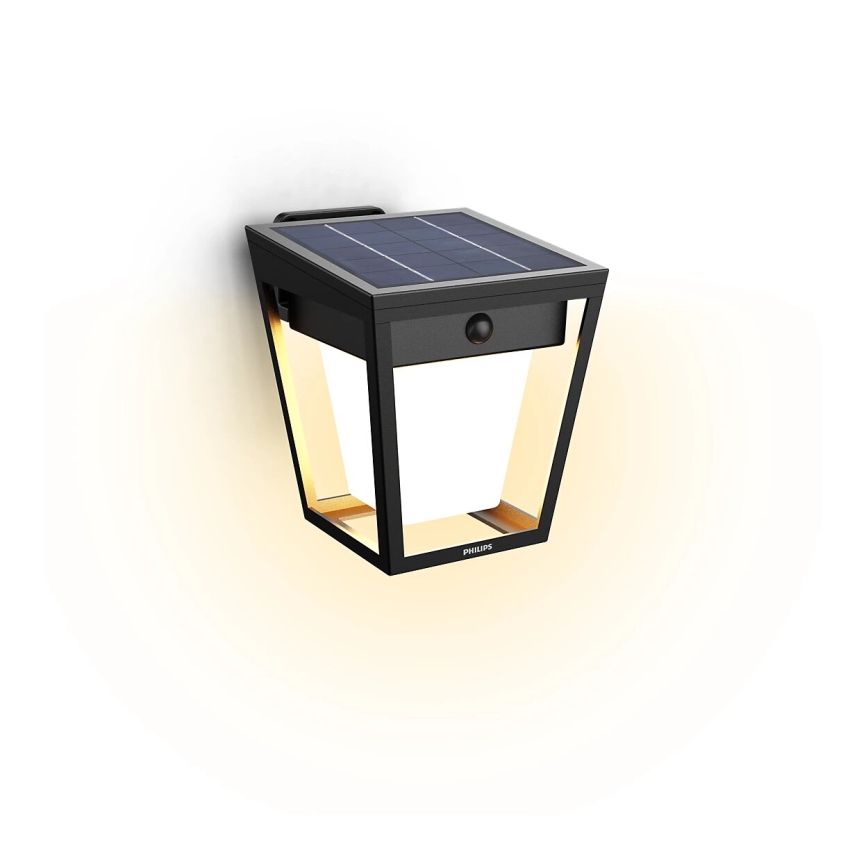 Philips - LED Solar wandlamp met sensor NISSA LED/1,8W/3,7V 3000K IP44