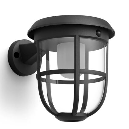 Philips - LED Solar wandlamp met sensor RADII LED/1,3W/3,7V 2000 mAh 3000K IP44
