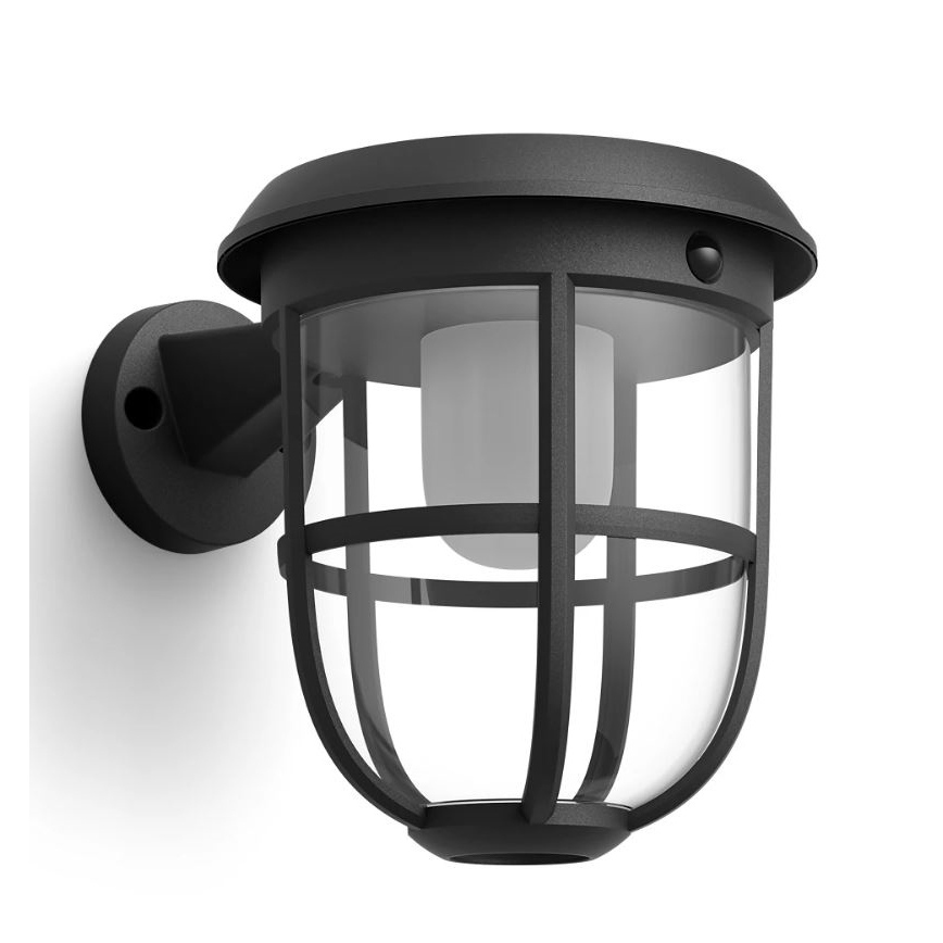 Philips - LED Solar wandlamp met sensor RADII LED/1,3W/3,7V 2000 mAh 3000K IP44