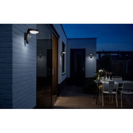 Philips - LED Solar wandlamp met sensor LED/1,2W/4V 1800 mAh 3000K IP44